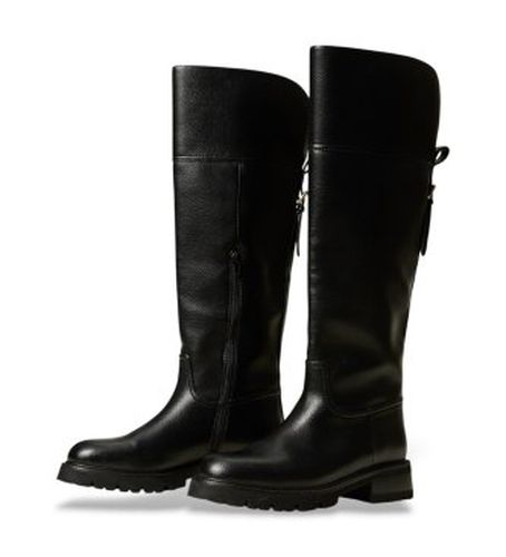TGT140 Bottes hautes en cuir avec sangle (36), 3 à 5 cm, Aucun, Casuel - Twinset - Modalova