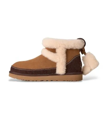 Bottines en Cuir Classic Mini Heritage (36), Plat, Aucun, Casuel - Ugg - Modalova
