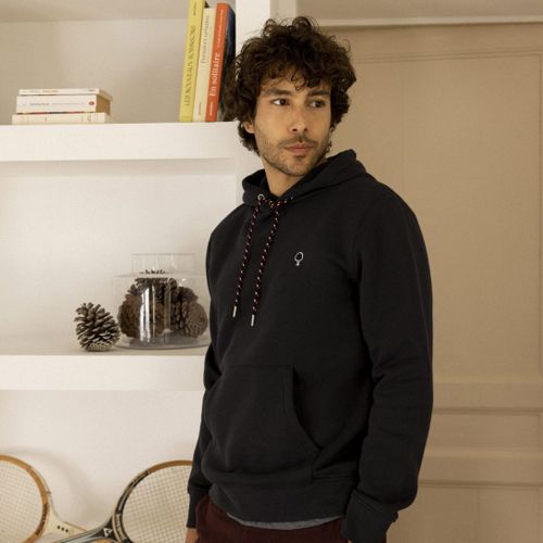 Sweat à capuche Marine - FAGUO - Modalova