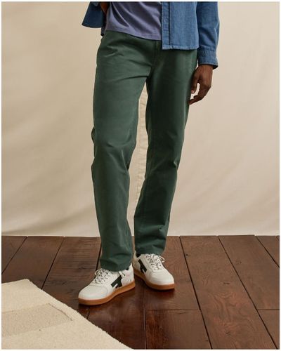 Chino vert foncé coupe fuselée - FAGUO - Modalova