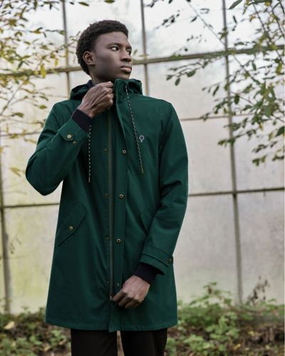 Imperméable vert sapin - FAGUO - Modalova