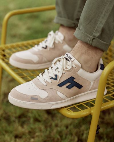 Baskets beiges & bleues - FAGUO - Modalova