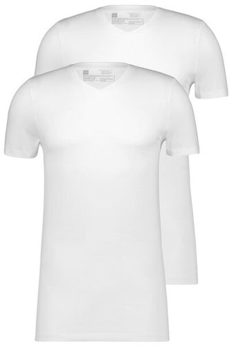 T-shirts Regular Fit Col En V Extra Long () - HEMA - Modalova