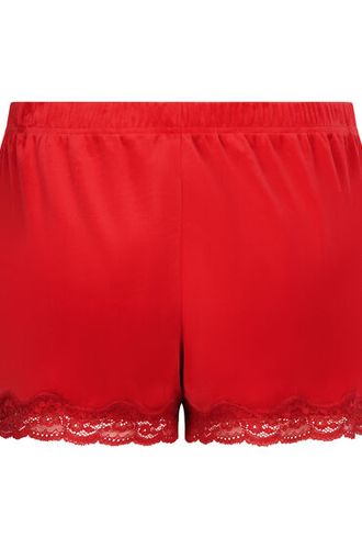 Short en velours à dentelle - Hunkemöller - Modalova
