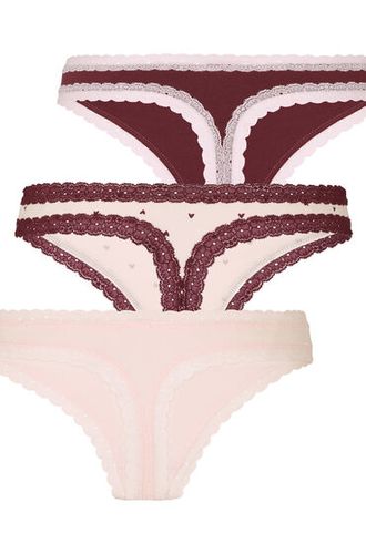 Lot de Strings en Coton - Hunkemöller - Modalova