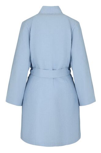 Hunkemöller Peignoir gaufré Bleu - Hunkemöller - Modalova