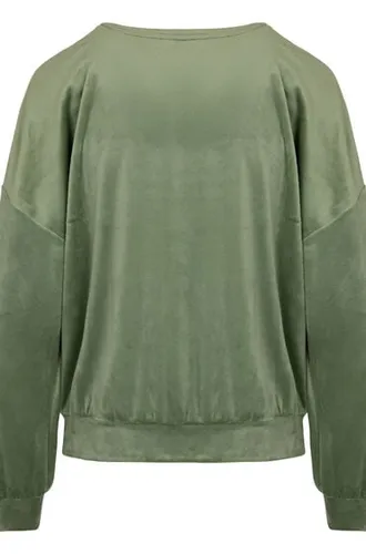 Hunkemöller Top Velours Vert - Hunkemöller - Modalova