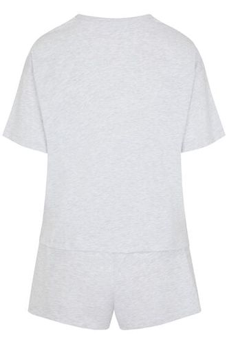 Hunkemöller Pyjama en Coton Gris - Hunkemöller - Modalova