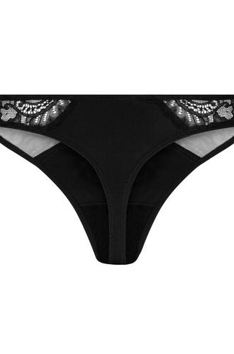 Hunkemöller String Teddy Noir - Hunkemöller - Modalova