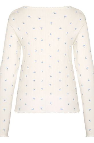 Hunkemöller Top Pointelle Blanc - Hunkemöller - Modalova