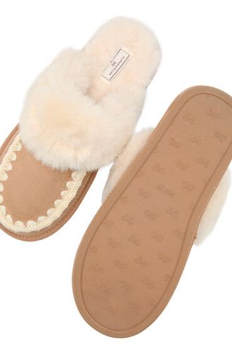 Chaussons Faux Suede Stitching - Hunkemöller - Modalova