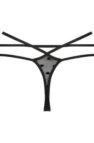 Hunkemöller String Melda Noir - Hunkemöller - Modalova