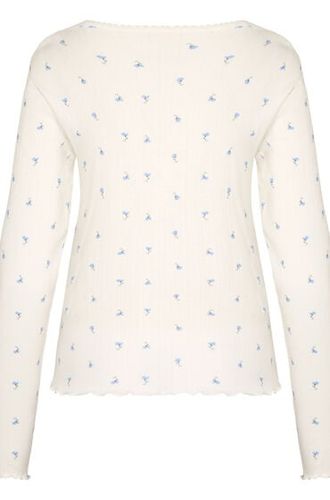 Hunkemöller Top Pointelle Blanc - Hunkemöller - Modalova