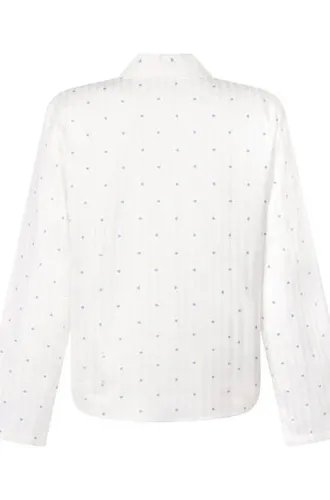 Haut de Pyjama Jacquard Manches Longues - Hunkemöller - Modalova