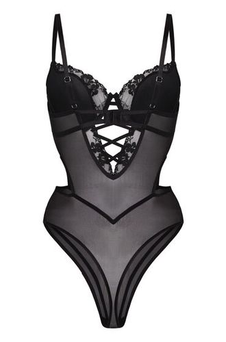 Hunkemöller Body Peonie Noir - Hunkemöller - Modalova