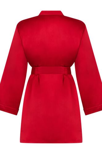 Hunkemöller Kimono Satin Rouge - Hunkemöller - Modalova