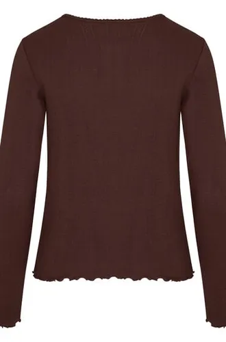 Hunkemöller Top Pointelle Marron - Hunkemöller - Modalova