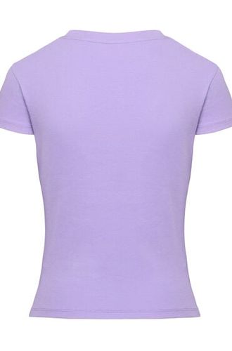 Haut de pyjama manches courtes rib crew neck - Hunkemöller - Modalova