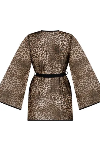 Kimono en maille léopard - Hunkemöller - Modalova