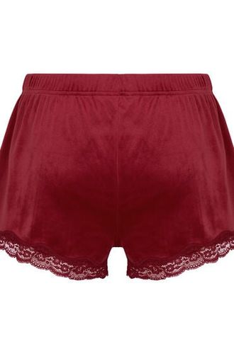 Short en velours à dentelle - Hunkemöller - Modalova