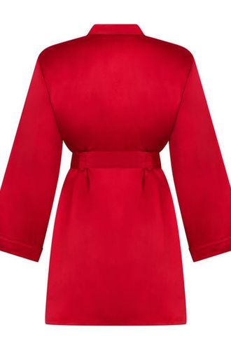 Hunkemöller Kimono Satin Rouge - Hunkemöller - Modalova