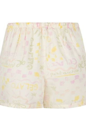 Hunkemöller Short Satin Blanc - Hunkemöller - Modalova