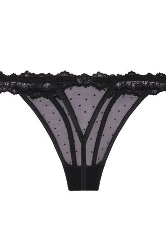 Hunkemöller String Kat Noir - Hunkemöller - Modalova