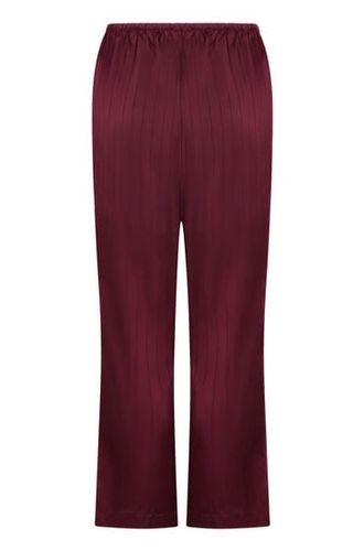 Pantalon à rayures en satin - Hunkemöller - Modalova
