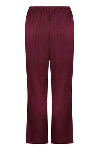 Pantalon à rayures en satin - Hunkemöller - Modalova