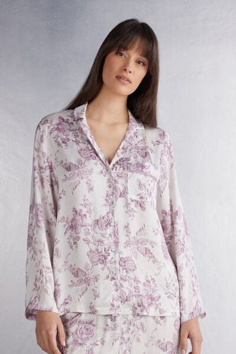 Graceful Simplicity Satin Button Up Shirt Woman Print Size S - Intimissimi - Modalova