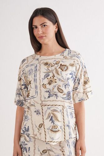 Italian Riviera Fresh Bamboo Short Sleeve Top Woman - Intimissimi - Modalova
