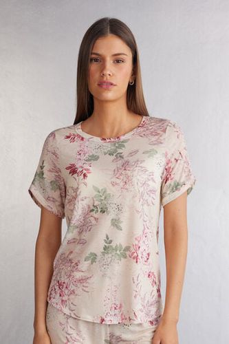 Secret Garden Short Sleeve Top Woman Floral Size L - Intimissimi - Modalova