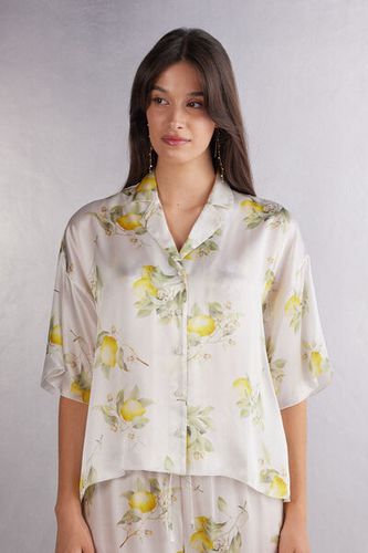 Vacanze Italiane Short Sleeve Silk Shirt Woman Yellow Size L - Intimissimi - Modalova