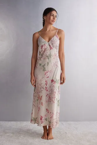 Secret Garden Long Satin Nightgown Woman Size M - Intimissimi - Modalova