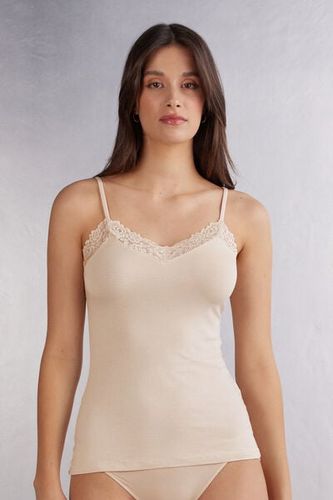 Pretty Flowers Modal Top Woman Natural Size L - Intimissimi - Modalova