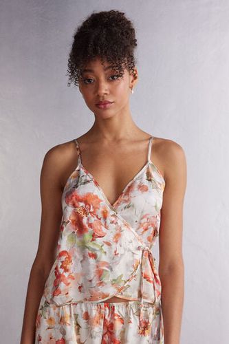 Summer Sunset Satin Camisole Woman Floral Size L - Intimissimi - Modalova