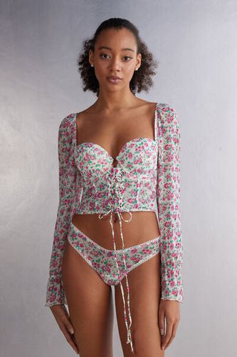 Life is a Flower Long Sleeve Anna Bustier Woman Floral Size M - Intimissimi - Modalova