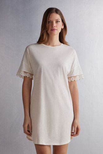 Romance Yourself Ultrafresh Cotton Nightshirt Woman White Size M - Intimissimi - Modalova