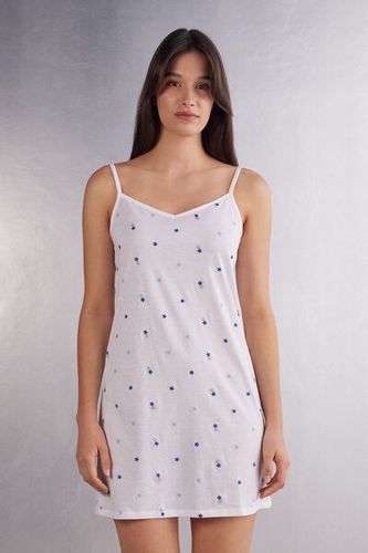Good Morning Santorini Ultrafresh Cotton Nightshirt Woman Size L - Intimissimi - Modalova