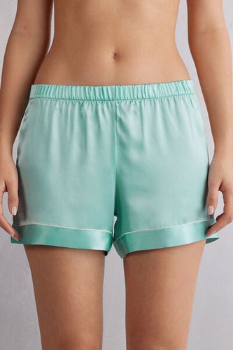 Silk Shorts with Contrast Trim Woman Size S - Intimissimi - Modalova
