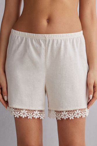 Romance Yourself Ultrafresh Cotton Shorts Woman White Size S - Intimissimi - Modalova