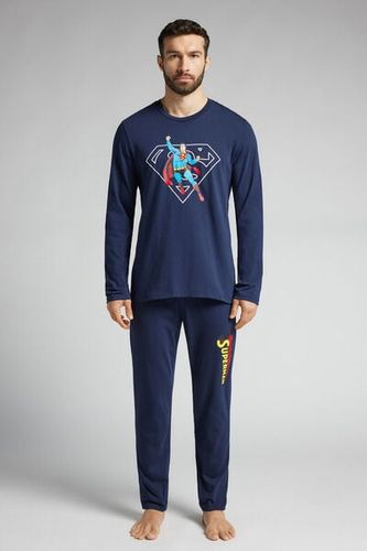 DC Comics Superman Full Length Cotton Pajamas Man - Intimissimi - Modalova