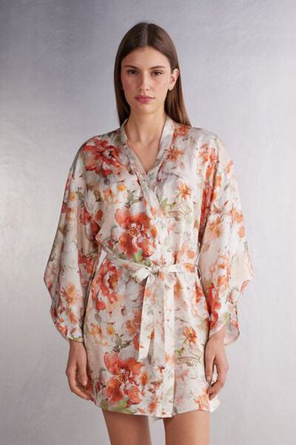 Summer Sunset Satin Kimono Woman Floral Size M/L - Intimissimi - Modalova