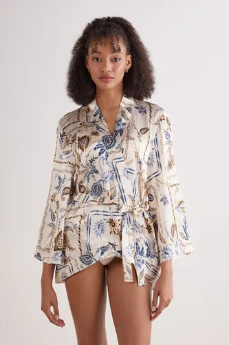 Italian Riviera Silk kimono Woman Multicolor - Intimissimi - Modalova