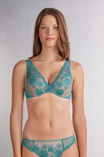 In Full Bloom Giorgia Balconette Bra Woman Blue Size 2B - Intimissimi - Modalova