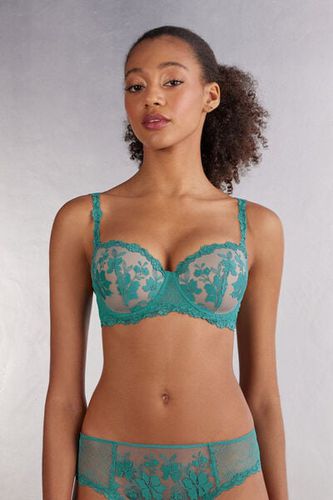 In Full Bloom Sofia Balconette Bra Woman Blue Size 3D - Intimissimi - Modalova