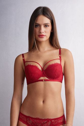 Intricate Surface Sofia Balconette Bra Woman Red Size 2B - Intimissimi - Modalova