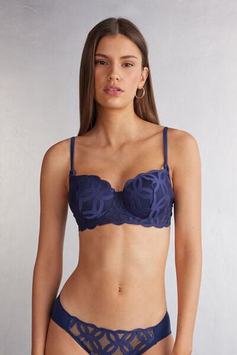 Crafted Elegance Sofia Balconette Bra Woman Blue Size 1D - Intimissimi - Modalova