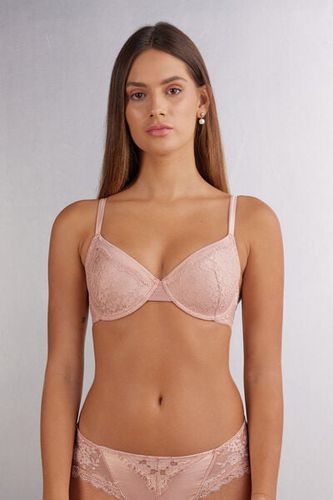 Satin Meets Lace Francesca Balconette Bra Woman Pale Pink Size 4B - Intimissimi - Modalova