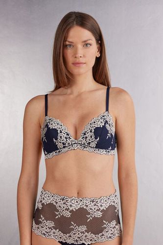 Pretty Flowers Tiziana Triangle Bra Woman Blue Size 1B - Intimissimi - Modalova